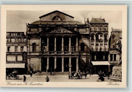 Saint-Quentin Theater - Feldpostkarte