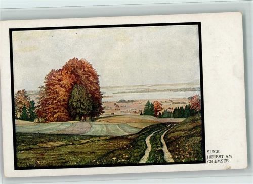 Nr. 6 - sign Sieck - Herbst am Chiemsee , Jahreszeit