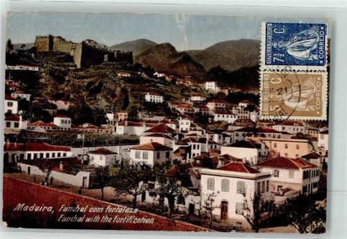 Madeira 1921 - Funchal coin fortaleza