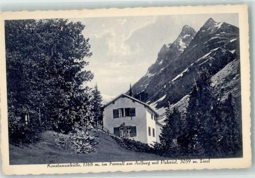 Konstanzer Hütte mit Pateriol Hüttenstempel