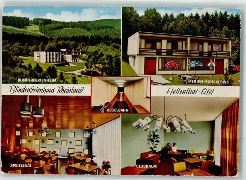 Hellenthal Blindenferienhaus Rheinland Ferienbungalows Speisesaal Clubraum