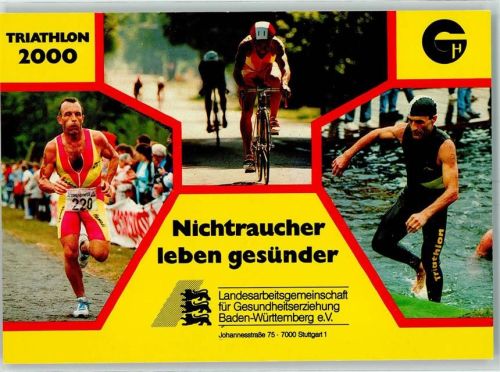 Anti Rauchen - Statt rauchen Triathlon 2000 AK