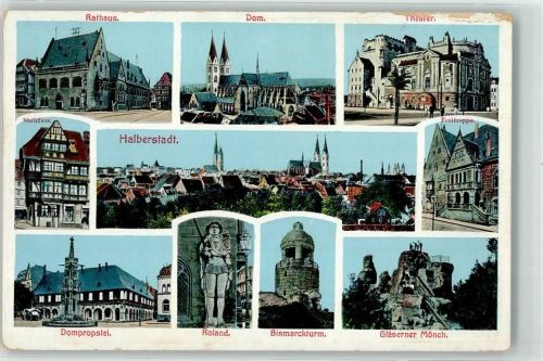 Halberstadt Theater Dompropstei Roland Haus Stelzfuss Rathaus