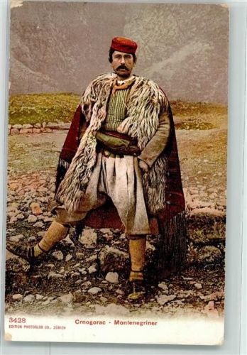 Crnogorac Montenegriner Tracht