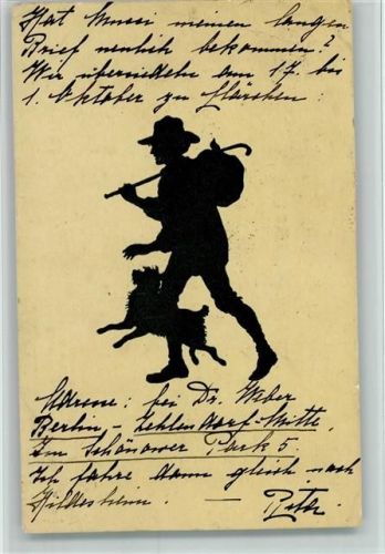 Kunstwart Nr. 62 - Wanderbursche und Spitz