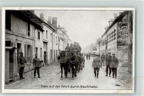 Neufchatel-en-Bray Train auf der Fahrt
