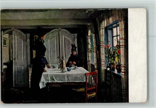 Kaffeetafel - Dänische Kunst, sign Sigvard Hansen