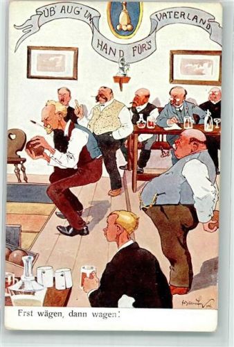 Kegeln Humor Verlag Brüder Kohn B.K.W.I. 925-5