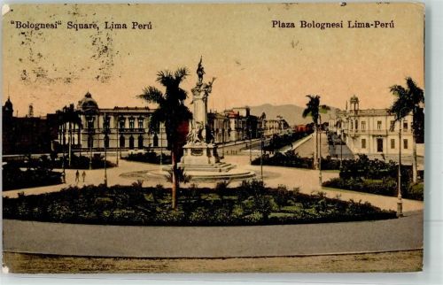 Lima 1911 Plaza Bolognesi