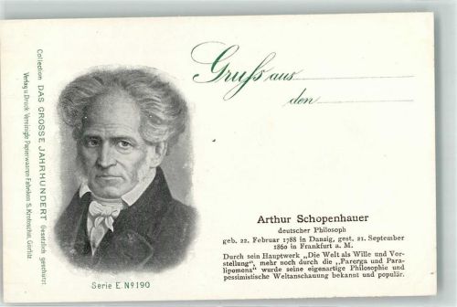 Das Grosse Jahrhundert Serie E Nr. 190 Schopenhauer