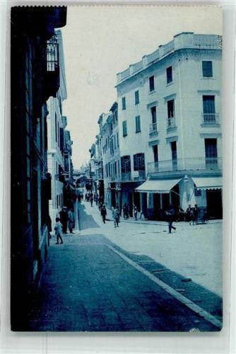 Menorca 1912 Gebrauchsspuren Mahon Calle de Carlo III.