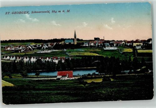 St. Georgen Bahnpoststempel Zug 1411