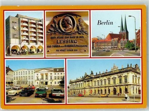 Berlin Mitte Gedenktafel Theater Kammerspiele Auto Verlag Bild und Heimat