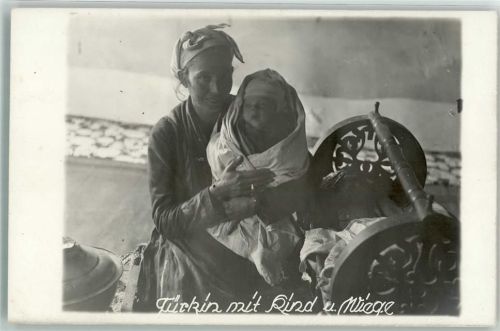 Skopje Uskub 1916 Foto AK Tracht Ort handschriftlich