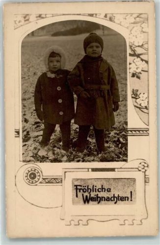 1924 Weihnachten Kinder AK