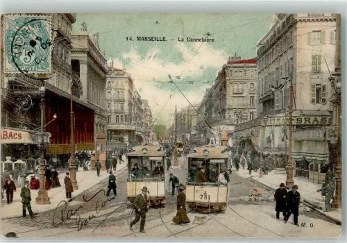 Marseille Straßenbahn La Cannebiere