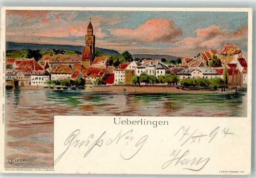 Überlingen 1897 sign. Biese