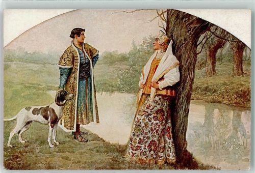 Das Zusammentreffen Jagdhund TSN R. M. Nr 176 Solomko, S.