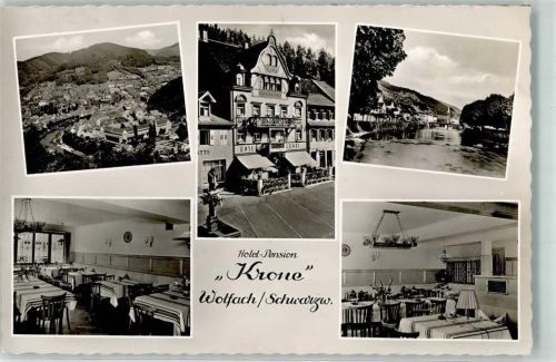 Wolfach 1954 Hotel Krone