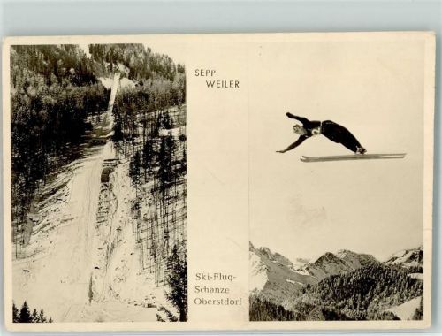Oberstdorf 1950 Sepp Weiler Flugschanze