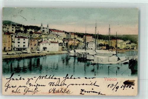 Volosca 1905 - Hafen