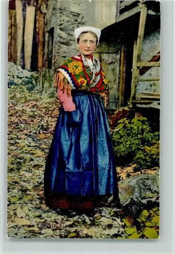 Fontareches 1926 Costume de Savoie AK