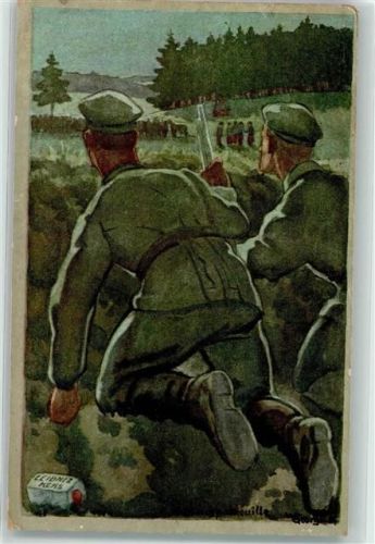 1916 Schützengraben WK I