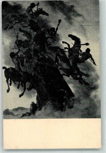 1918 Nr. 130 Nebelreiter von Albert Welti