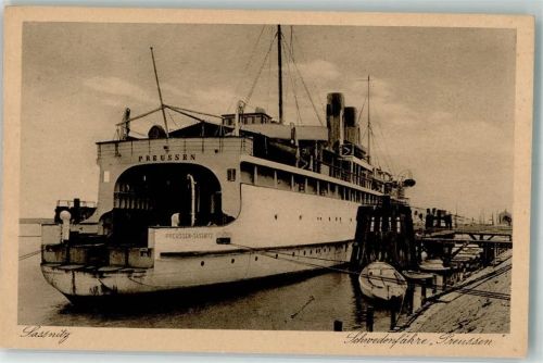 Sassnitz Schweden- Fähre Preussen
