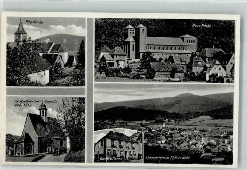 Hauenstein Kirche St. Katharina -Kapelle Gasthaus zur Sonne