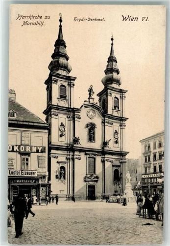 Wien Pfarrkirche zu Mariahilf Hyden Denkmal
