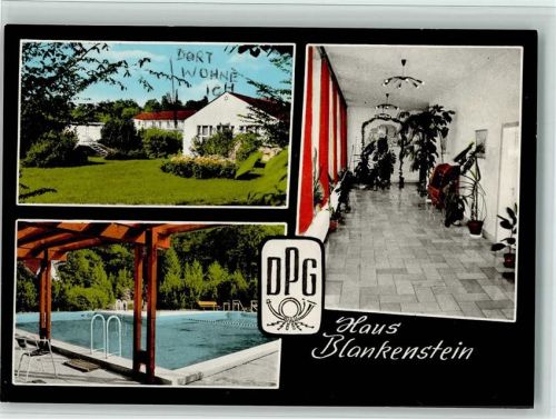 Gladenbach Schulungs- u. Erholungsheim der DPG Haus Blankenstein Freibad