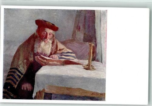 Wien Alter jüdischer Priester liest im heiligen Buch B.K.W.I. 863/4