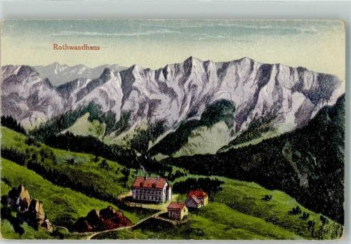 Rothwandhaus Berghütte Posthilfstelle Rothwandhaus Taxe Neuhaus