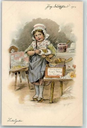 1914 Jungdeutschland Serie Liebesgaben sign. Paul Heydel Verlag Stengel 49356