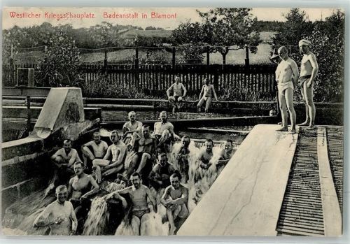 Blamont 1916 Badeanstalt