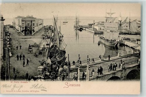 Siracusa 1902 Hafen