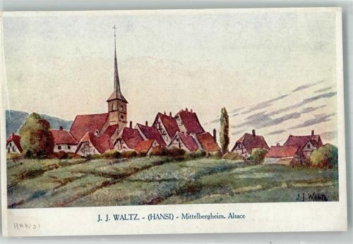 Mittelbergheim P.J. Gallais et Cie No. 226 Künstlerkarte