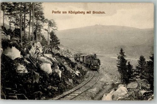 Schierke 1928 Am Knigsberg mit Brocken Verlag Lederbogen Nr. 49