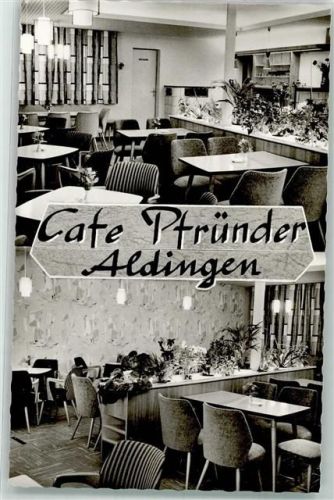 78554 W7209 Aldingen , Kr Tuttlingen Foto AK Cafe Pfründer