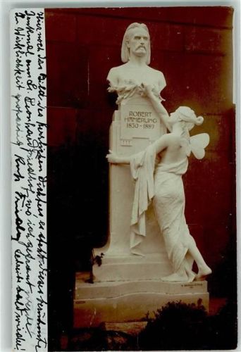 Graz 1902 Robert Hamerling Denkmal