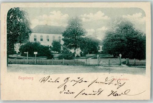 Bad Segeberg 1904 Kgl. Seminar Telefonvermittlung