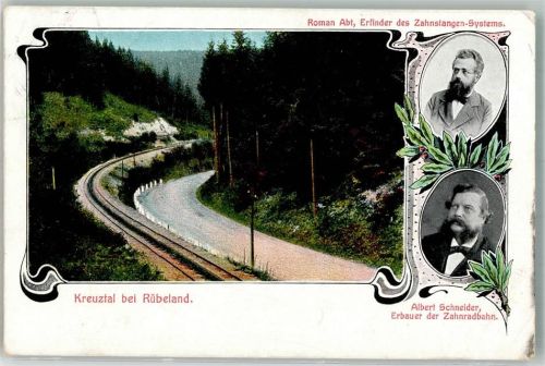 1910 Zahnradbahn Erfinder Albert Schneider