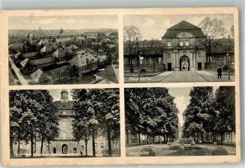10115 W1000 Wedding 1912 Foto AK Virchow-Krankenhaus Haupteingang Hauptalle