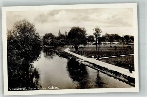 Schneidemühl Partie an der Küddow
