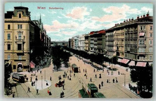 Wien Schottenring Straßenbahn