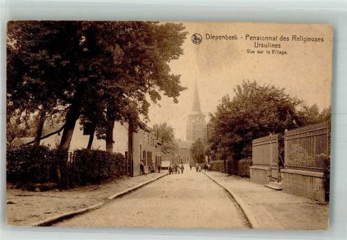 Hasselt Diepenbeek Feldpost WK II Nr. 39731 Pensionat des Religieuses Ursulines