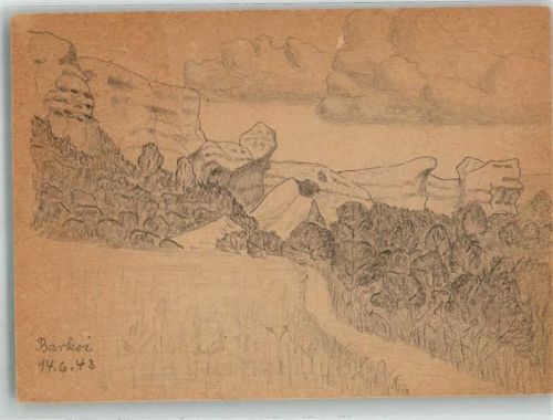 1943 handgemalt Barkoi