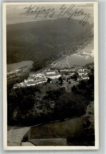 Wolfegg 1936 Fliegeraufnahme von Schloss Wolfegg Ort handschriftlich