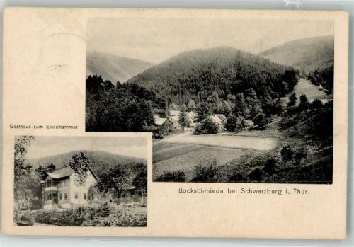 Bockschmiede 1912 Gasthaus zum Eisenhammer
